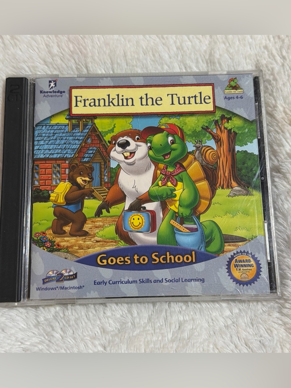 Franklin the Turtle Goes to School 2000 PC Game 2-Disc Ages 4-6 CD-ROM